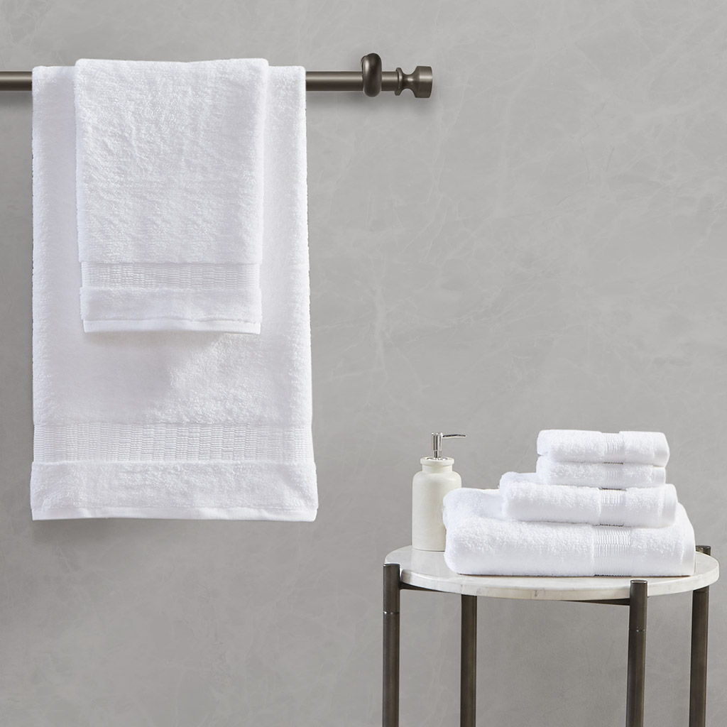 Luxor - 6 Piece Towel Set - White