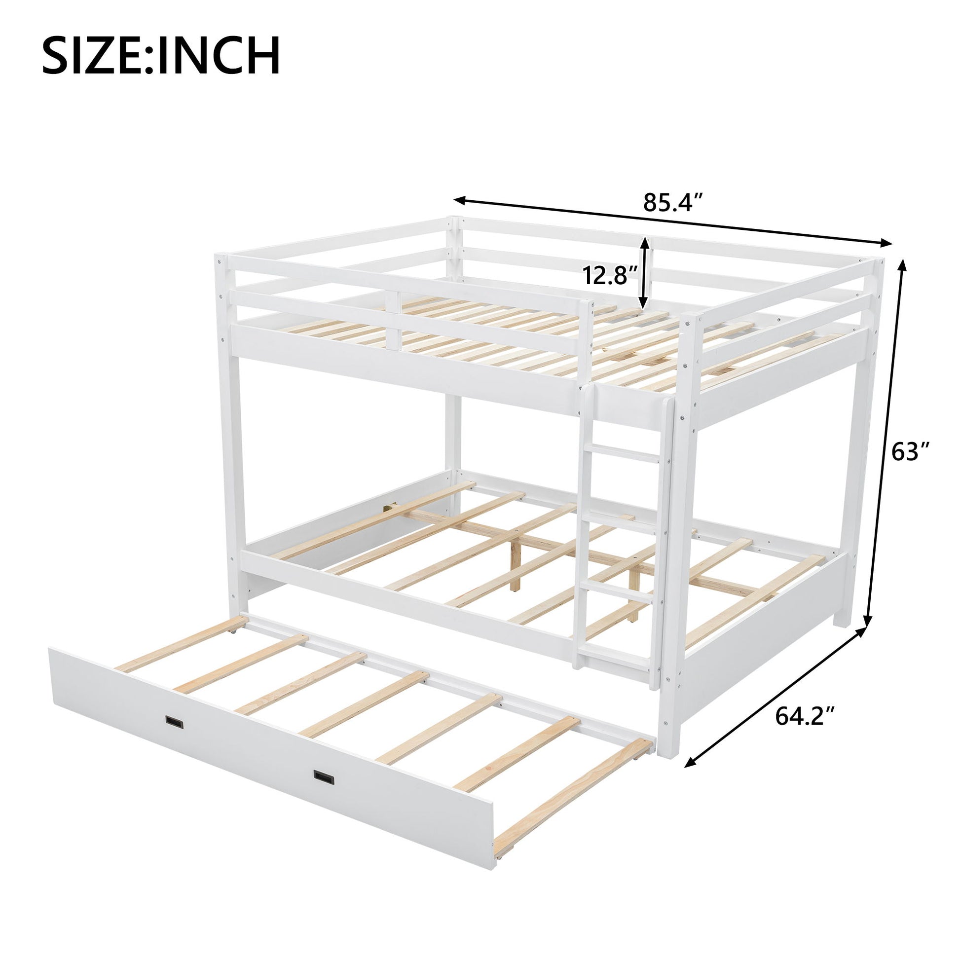 Sturdy Bunk Bed With Ladder Hearth and Haven