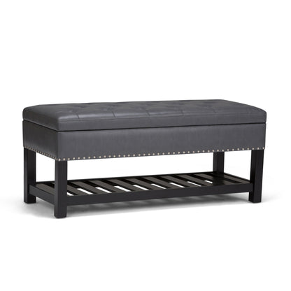 Lomond - Upholstered Storage Ottoman Bench Simpli-Home