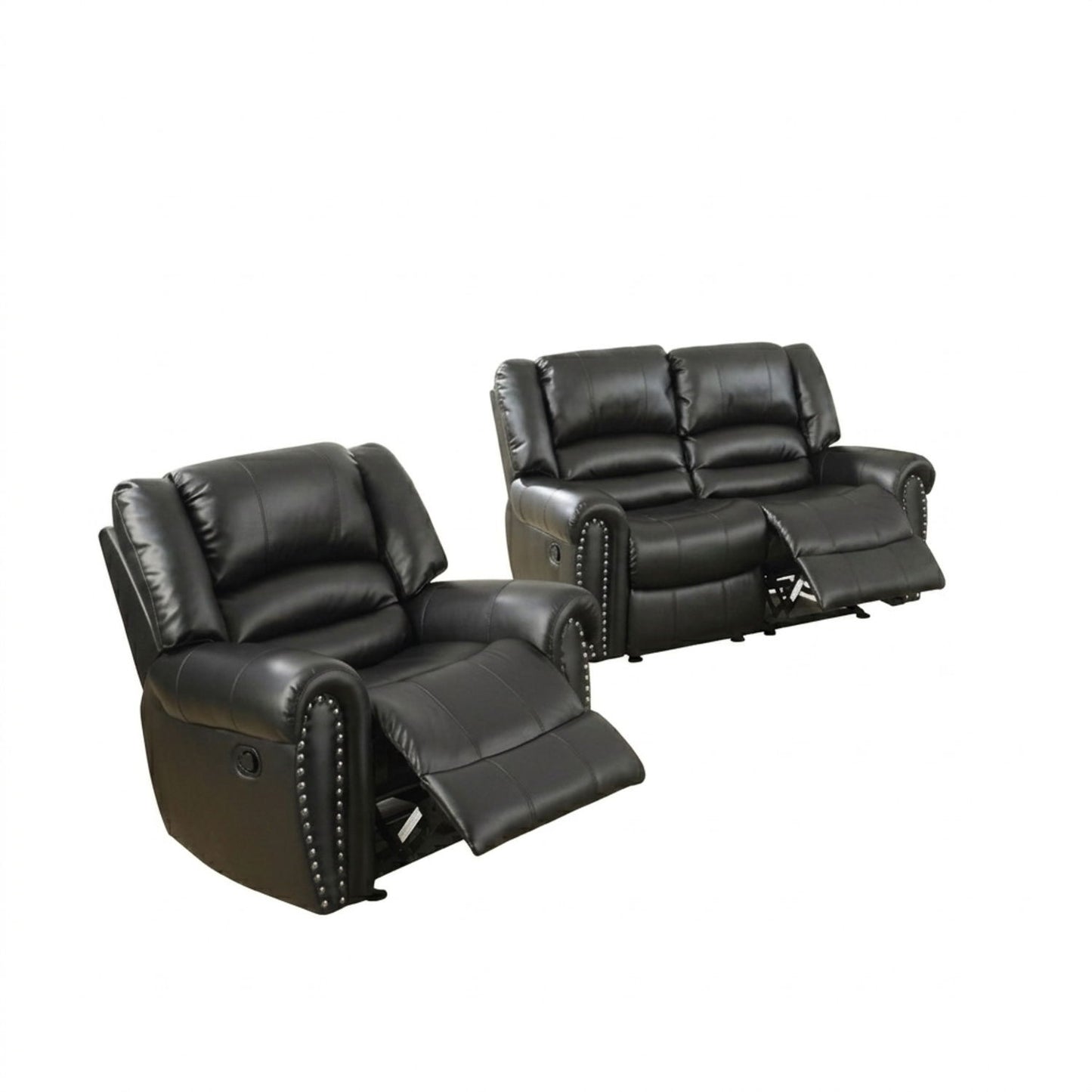 Modern Living Room Set With Nailhead Trim Home Essentials