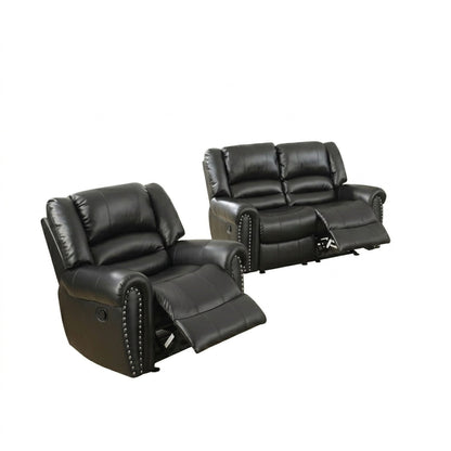 Modern Living Room Set With Nailhead Trim Home Essentials
