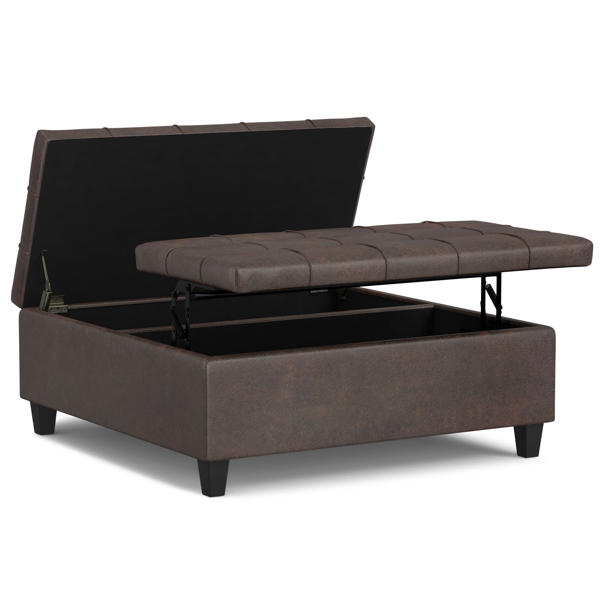 Harrison - Large Coffee Table Storage Ottoman Simpli-Home