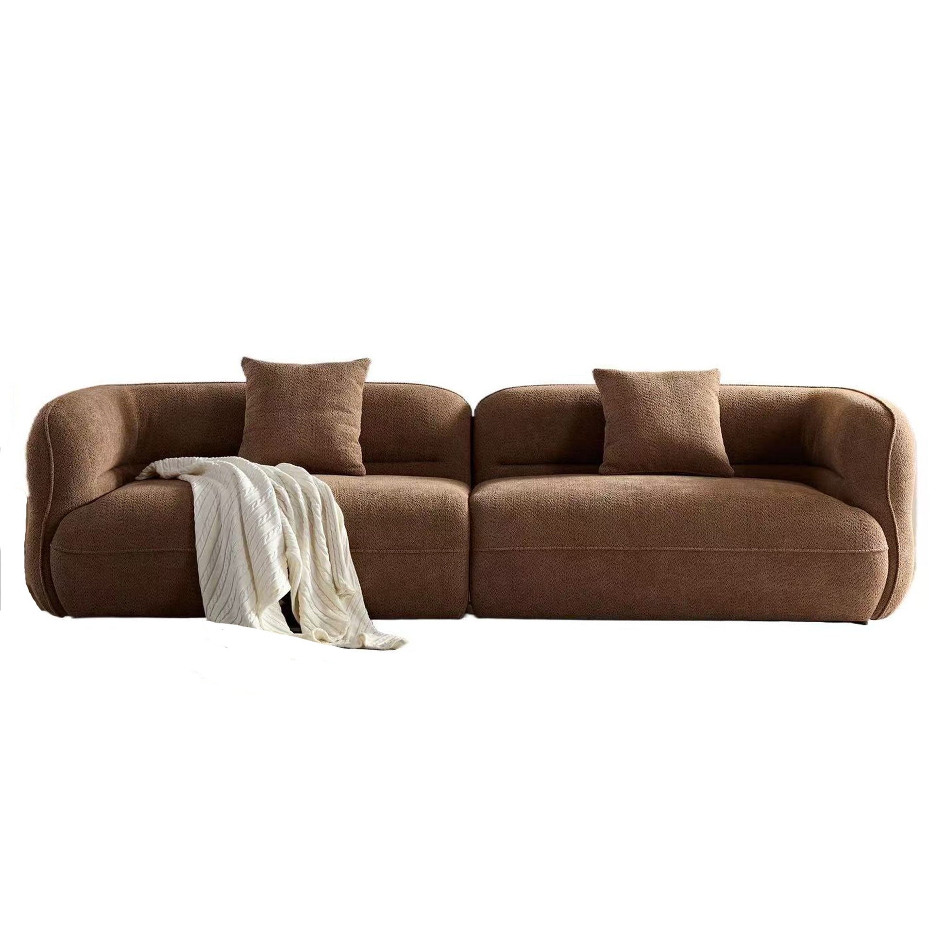 Sectional Sofa With Durable Fabric, Solid Wood Frame, And High Density Sponge Fill Home Essentials