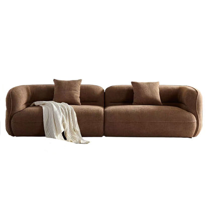 Sectional Sofa With Durable Fabric, Solid Wood Frame, And High Density Sponge Fill Home Essentials