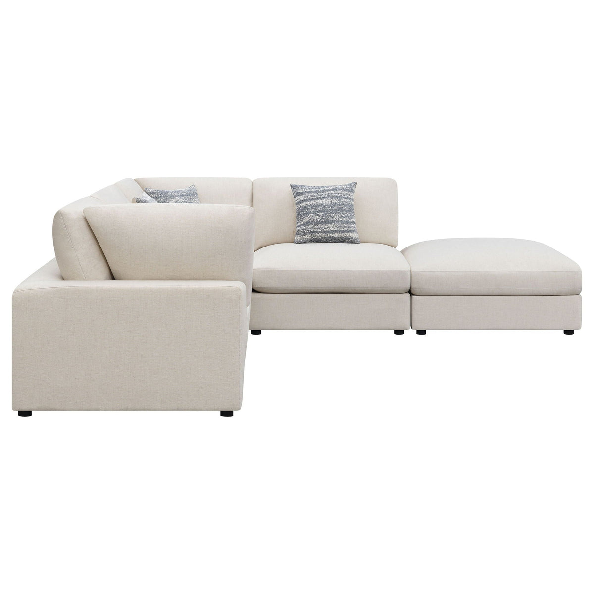Dulcy - 5 Piece Modular Sectional Sofa - Beige Furniture Max