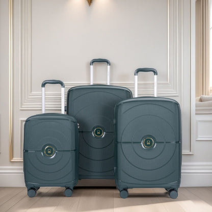 3 Piece Set Expandable Hardshell Suitcase Double Spinner Wheels Daily Nest