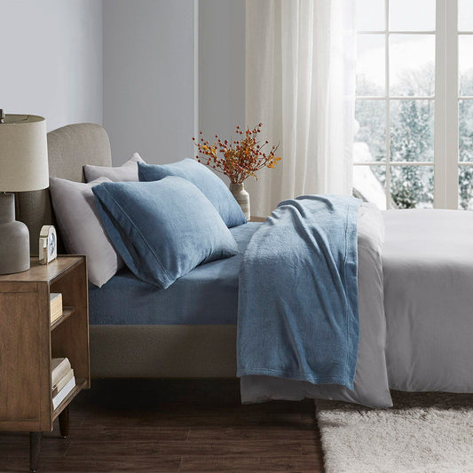 Queen Soloft Sheet Set - Blue