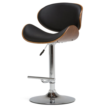 Marana - Multifunctional Handcrafted Bentwood Adjustable Swivel Bar Stool Simpli-Home
