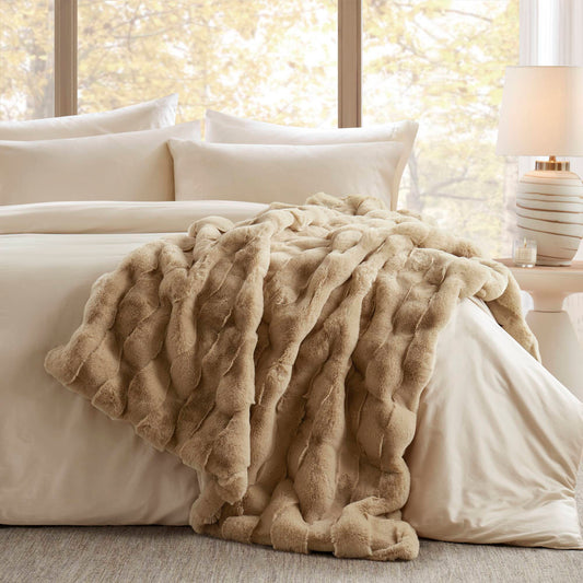 Vivienne - Throw - Tan Madison Park