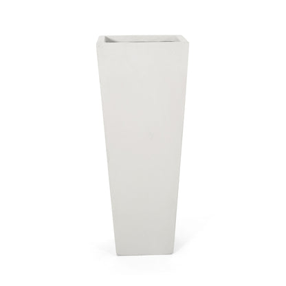 Outdoor Modern Cast Stone Planter Noble House