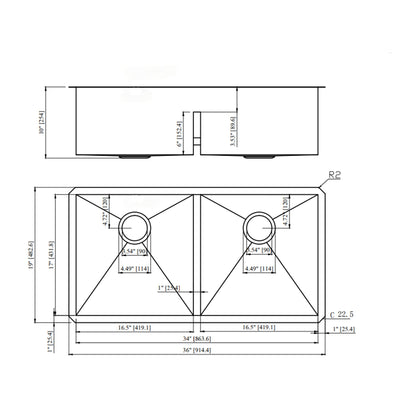 Modern Double Bowl Undermount Sink Design With 10" Deep Basins Daily Nest