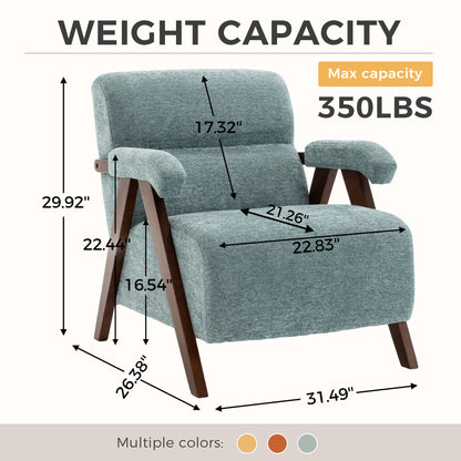 Modern Accent Chair With Tufted Armchair For Reading Room Home Essentials