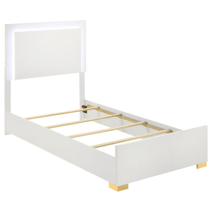 Jeremiah - LED Panel Bed With Touch Controlled Lighting Furniture Max