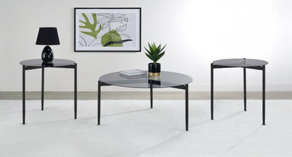 Rosalie - Round Coffee And End Table Set Coaster Fine Furniture