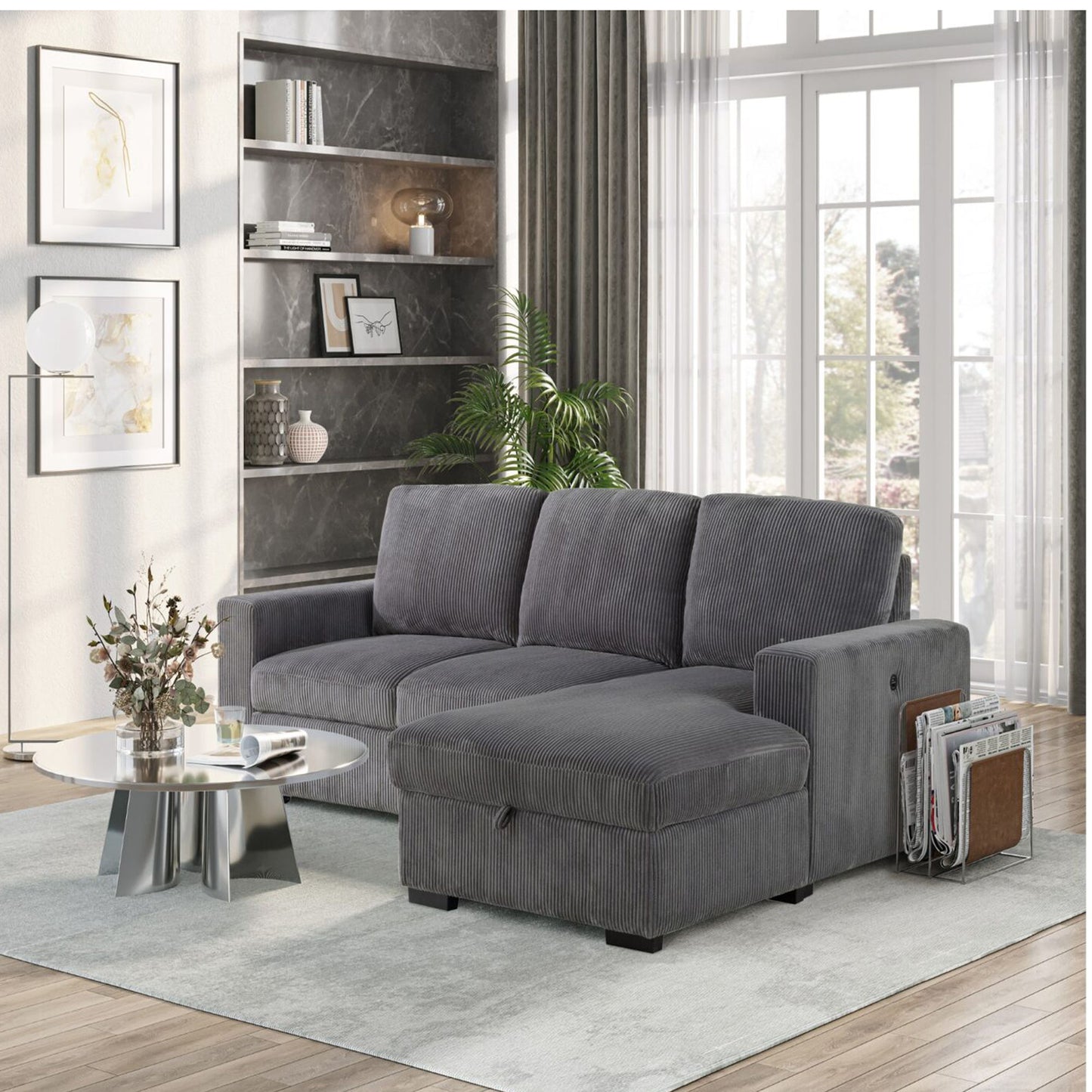 Melody - Sectional Sofa With Cushioning Global Furniture USA