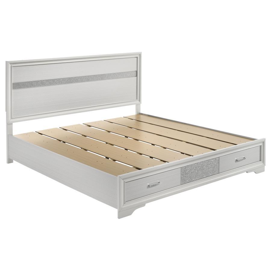 Miranda - Storage Wood Panel Bed CoasterEveryday