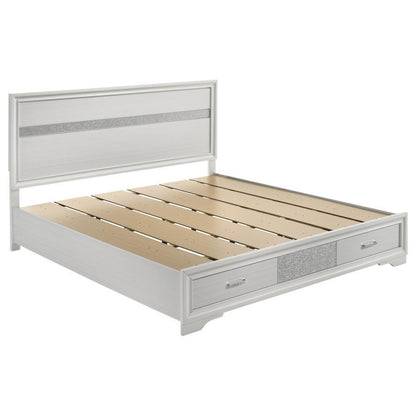 Miranda - Storage Wood Panel Bed CoasterEveryday