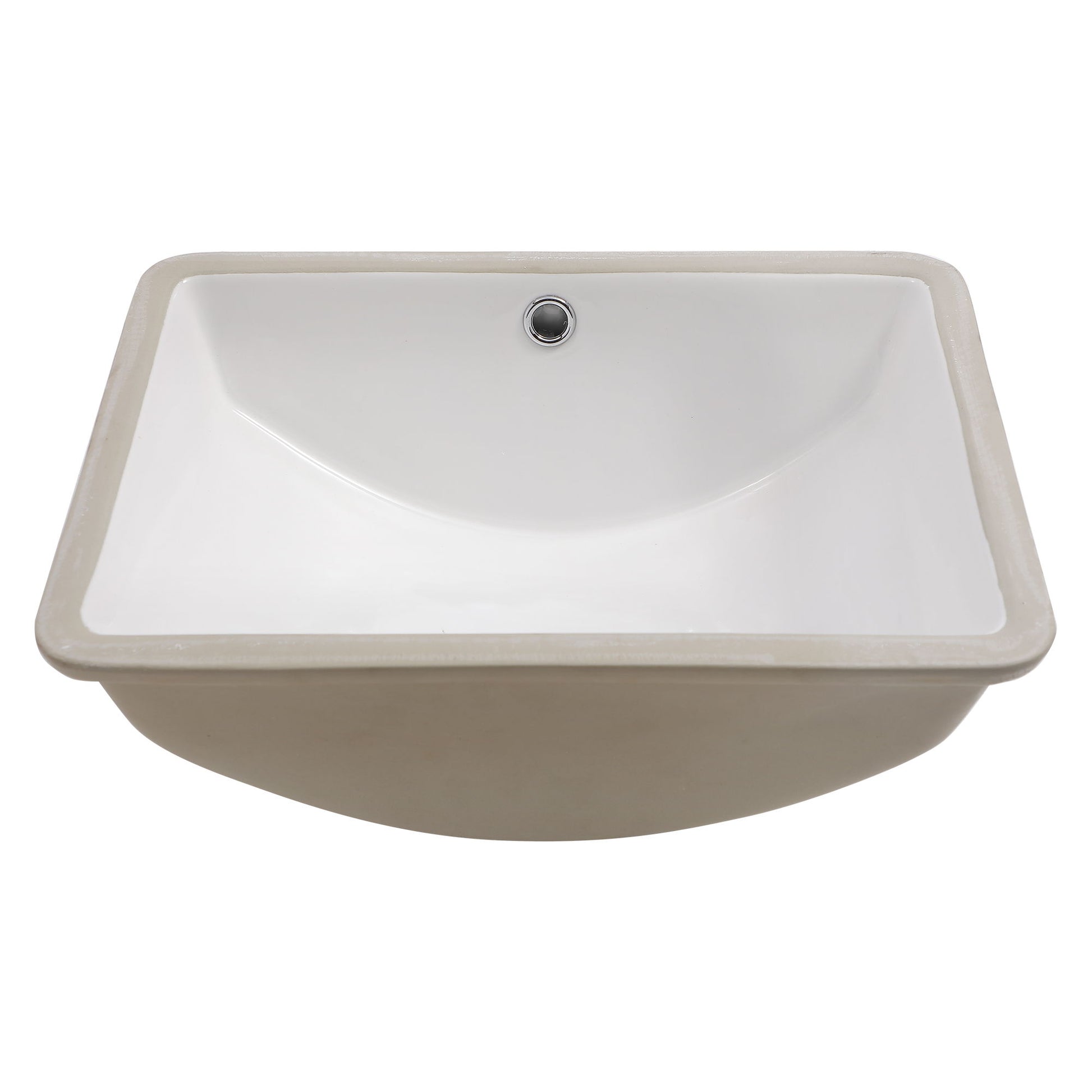 Modern Ceramic Undermount Bathroom Sink With Overflow, High Quality Daily Nest