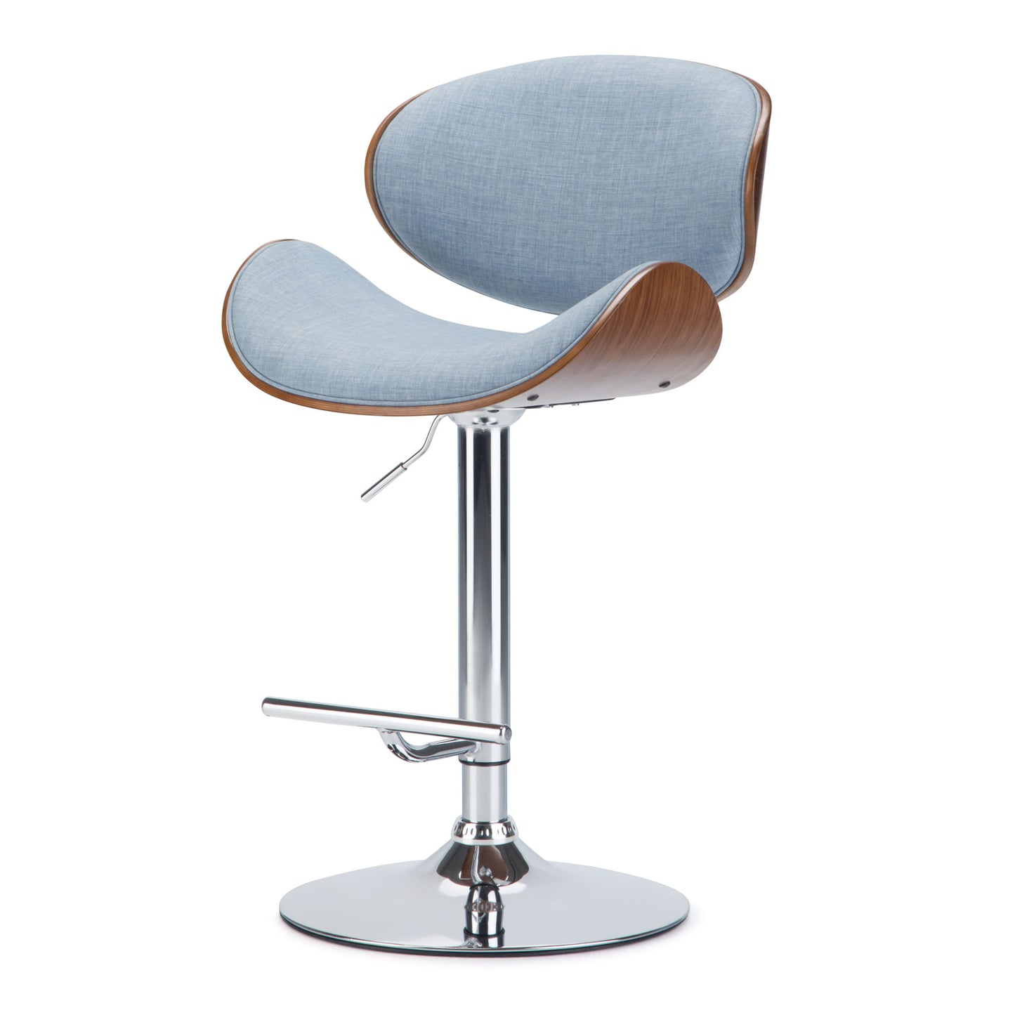 Marana - Multifunctional Handcrafted Bentwood Adjustable Swivel Bar Stool Simpli-Home