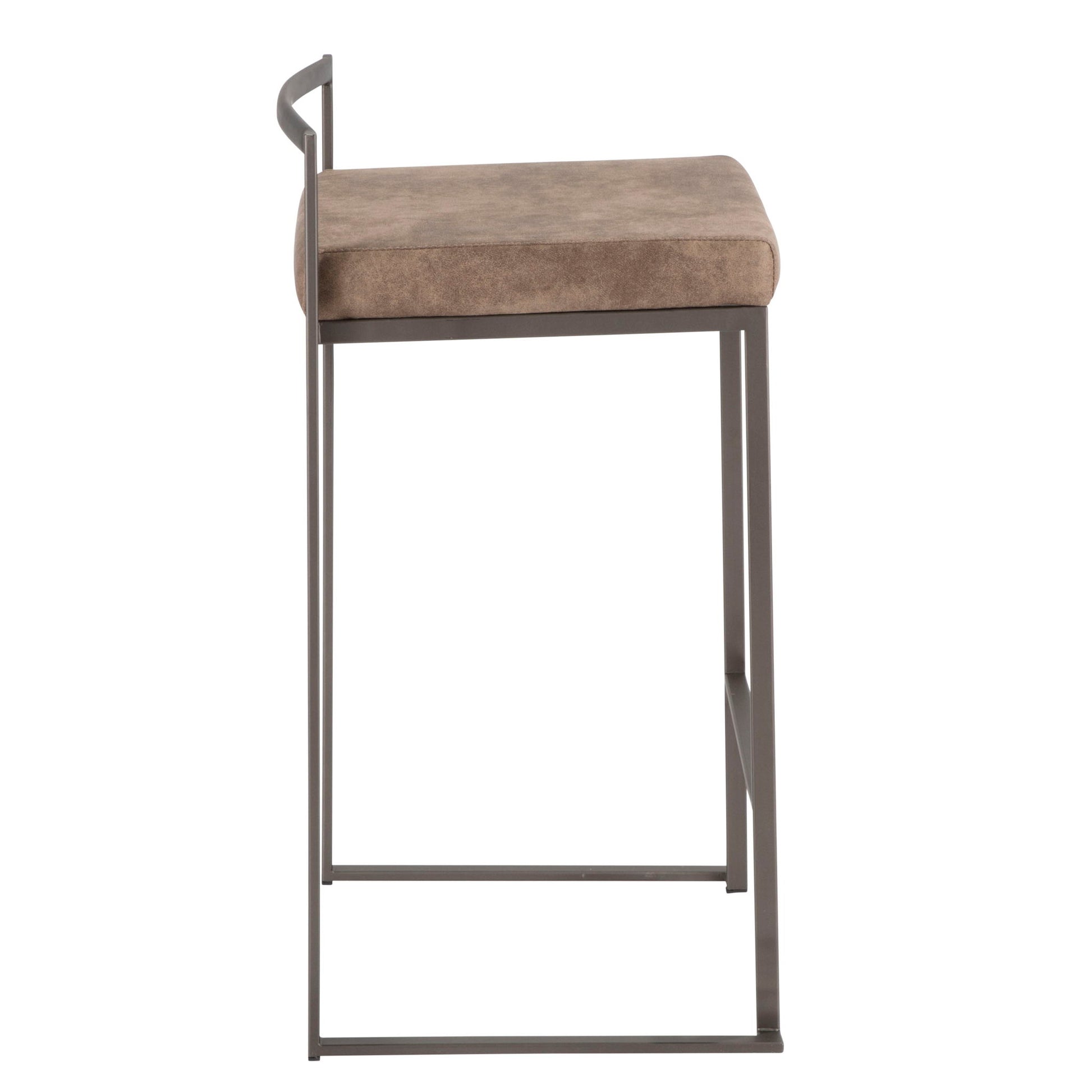 Fuji - Industrial Stackable Counter Stool Elegant Design Lumi Source