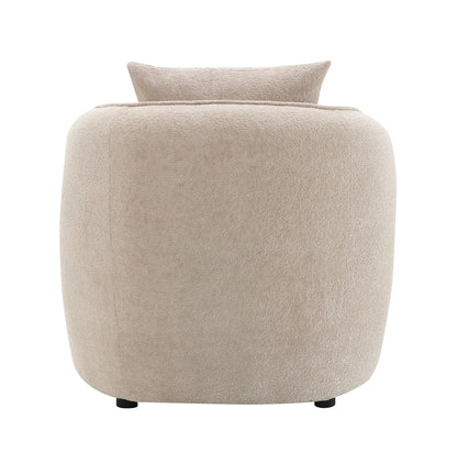 Keith - Chenille Chair With 1 Matching Color Toss Pillows Acme