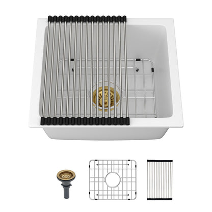 Modern Quartz Kitchen Sink Undermount Granite Composite Daily Nest
