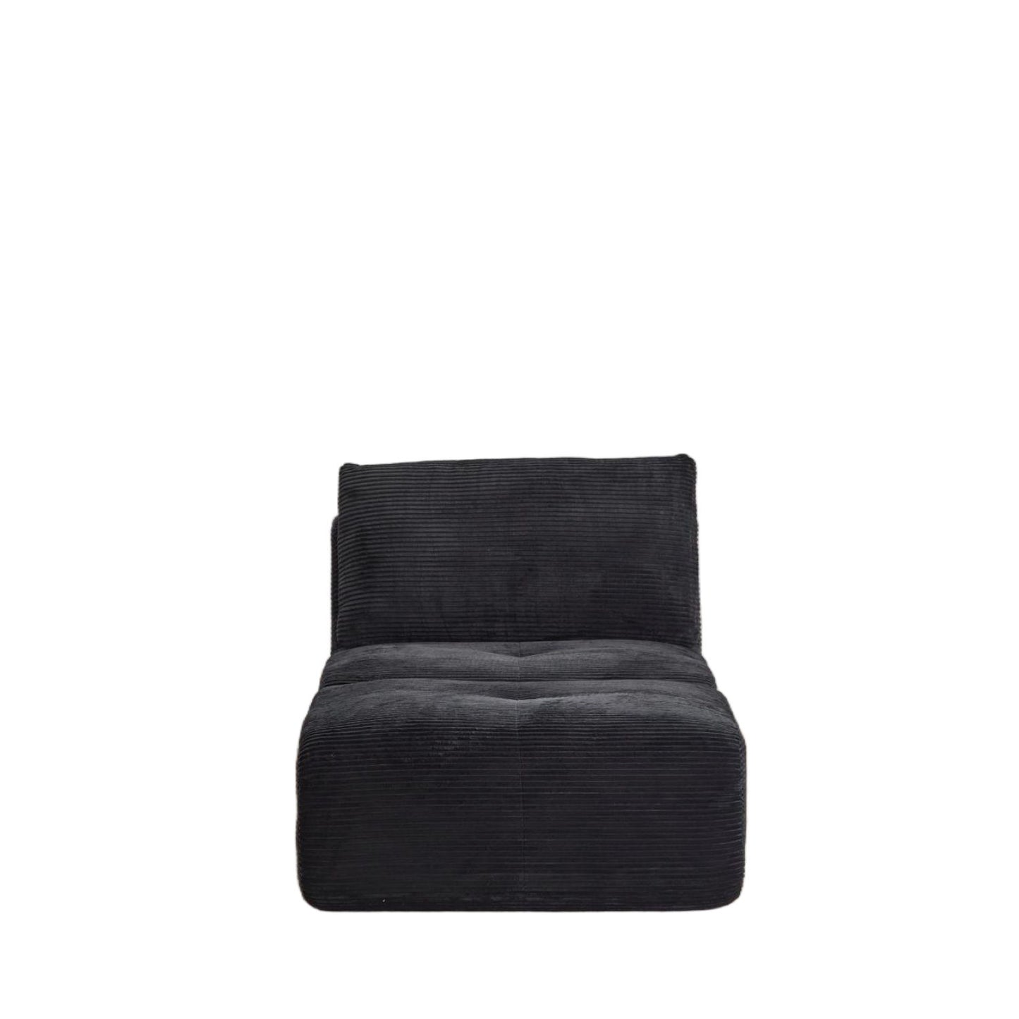 Single Chaise Longue With Movable Ottoman For Living Room Home Essentials