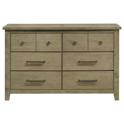 Hazlewood - 6-Drawer Bedroom Dresser Cabinet - Vineyard Oak Coaster Fine Furniture