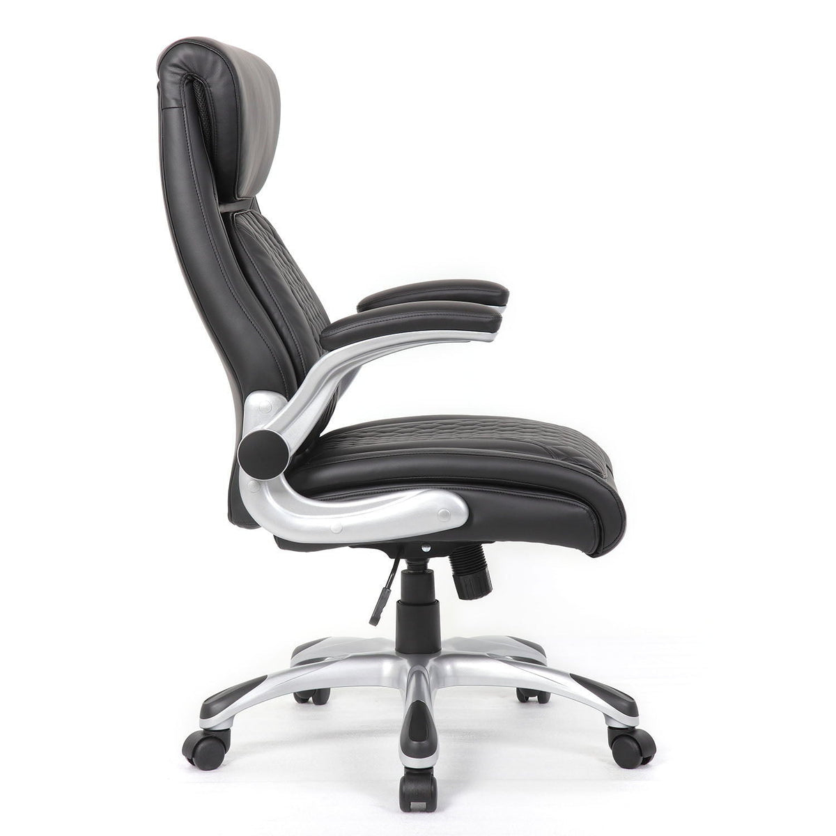 High Back Ergonomic Executive Office Chair, Adjustable Height And Lumbar Support For Home & Office - Black Home Essentials