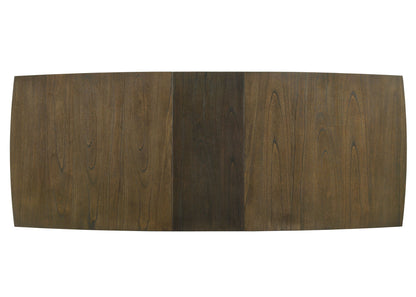 Bistro - Wide Contemporary Rectangle Dining Table With Extension Leaf Lilola Home