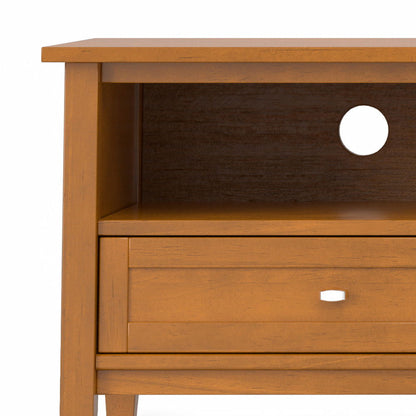 Warm Shaker - Handcrafted Low TV Media Stand Simpli-Home