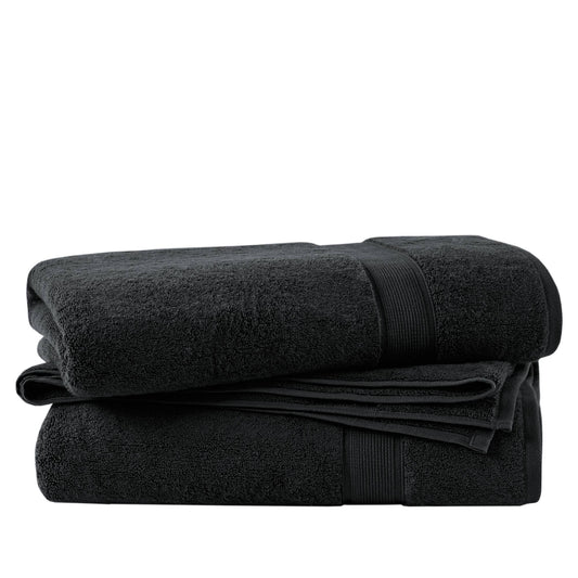 800GSM Ultra-Soft Absorbent Towel Set - Black Madison Park Signature