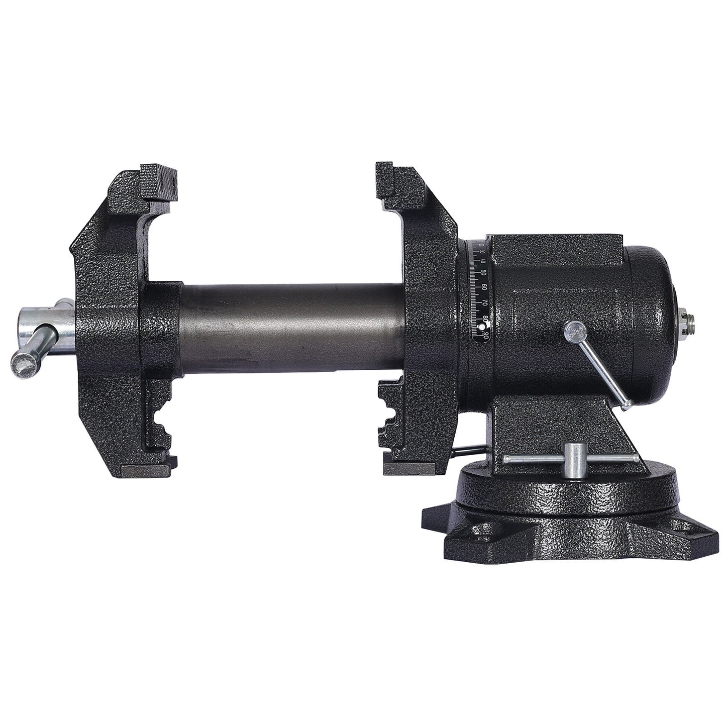 Heavy Duty 5" Multi Jaw Rotating Bench Vise With 360 Degree Swivel Base And Head Daily Nest