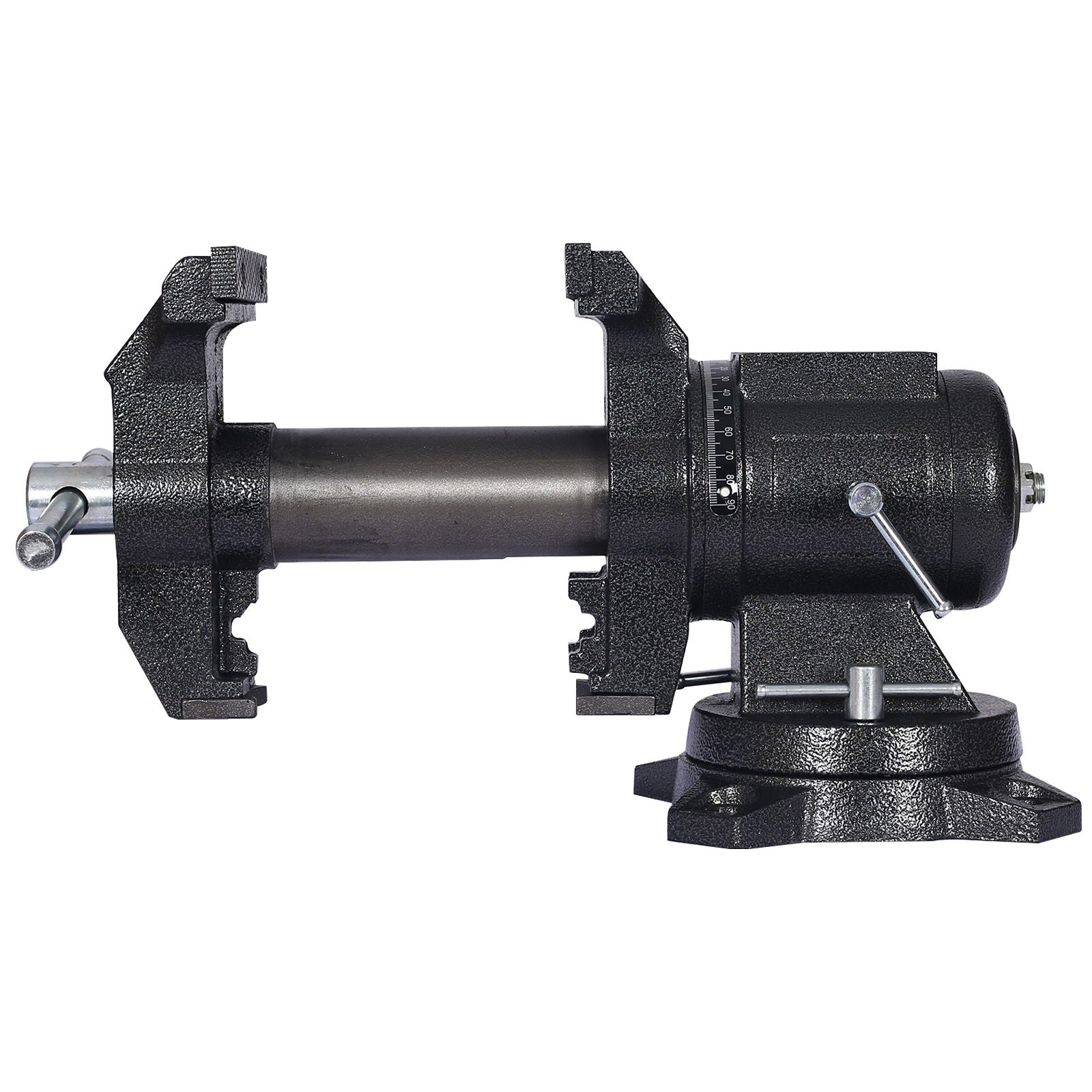 Heavy Duty 5" Multi Jaw Rotating Bench Vise With 360 Degree Swivel Base And Head Daily Nest