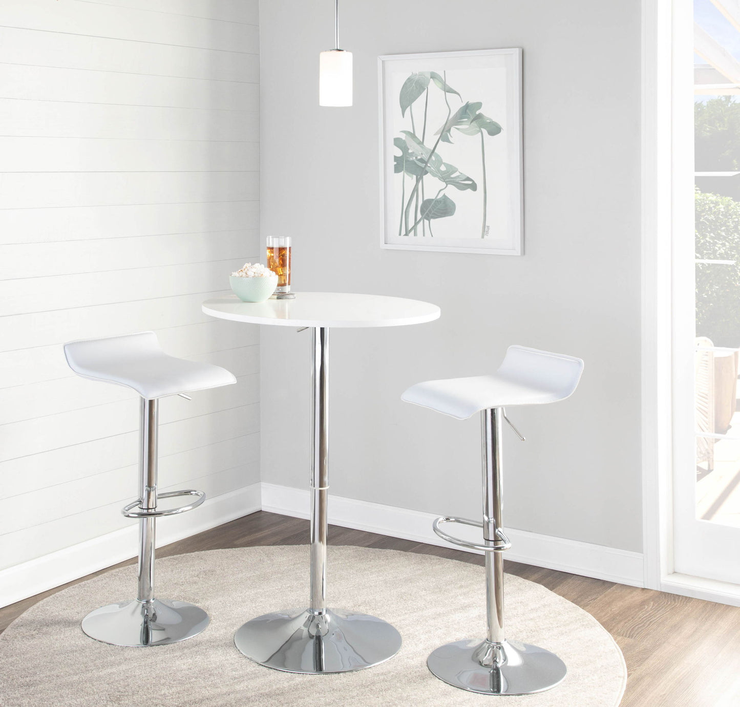 Elia - Contemporary Adjustable Bar Table Lumi Source
