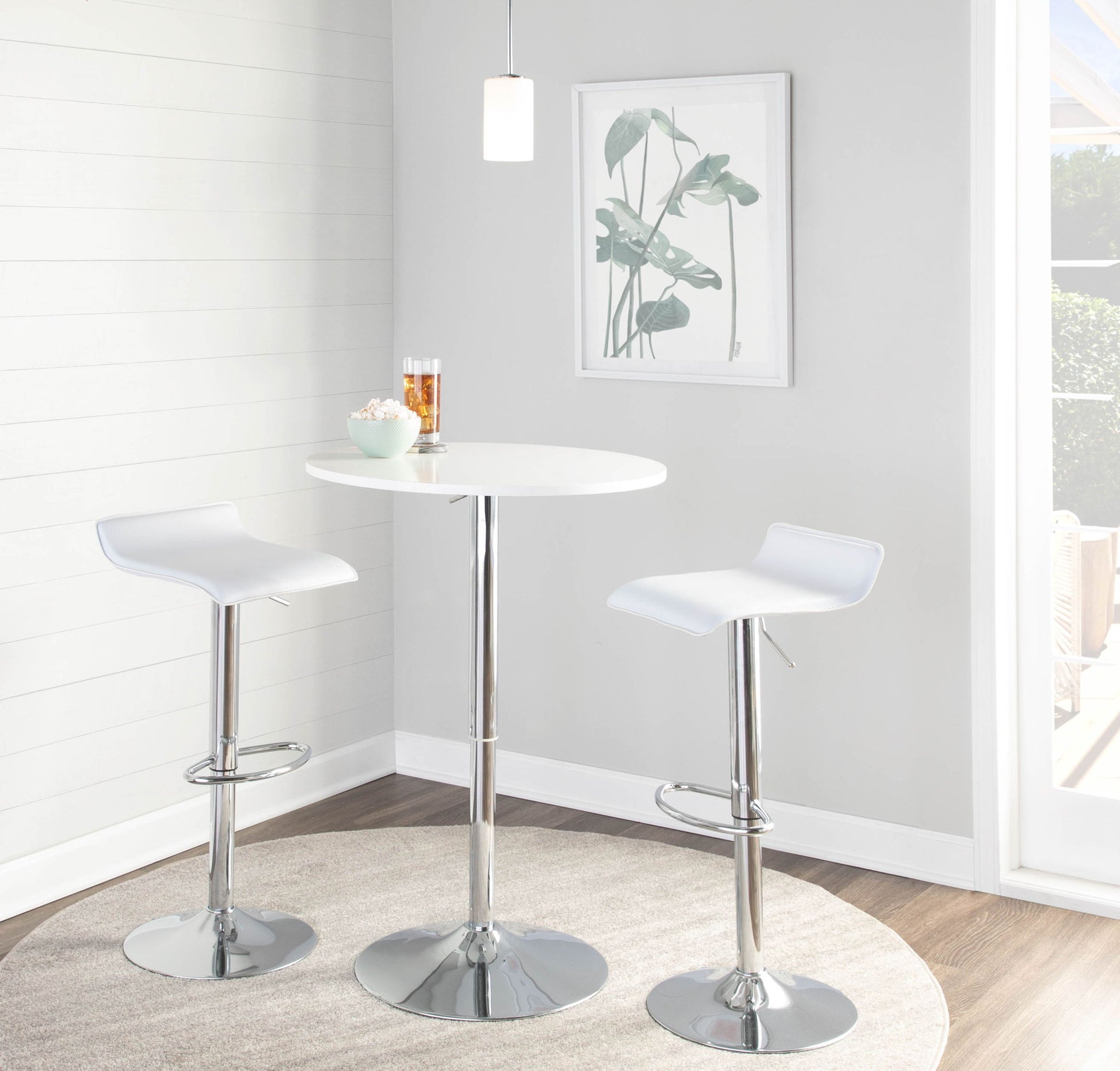 Elia - Contemporary Adjustable Bar Table Lumi Source