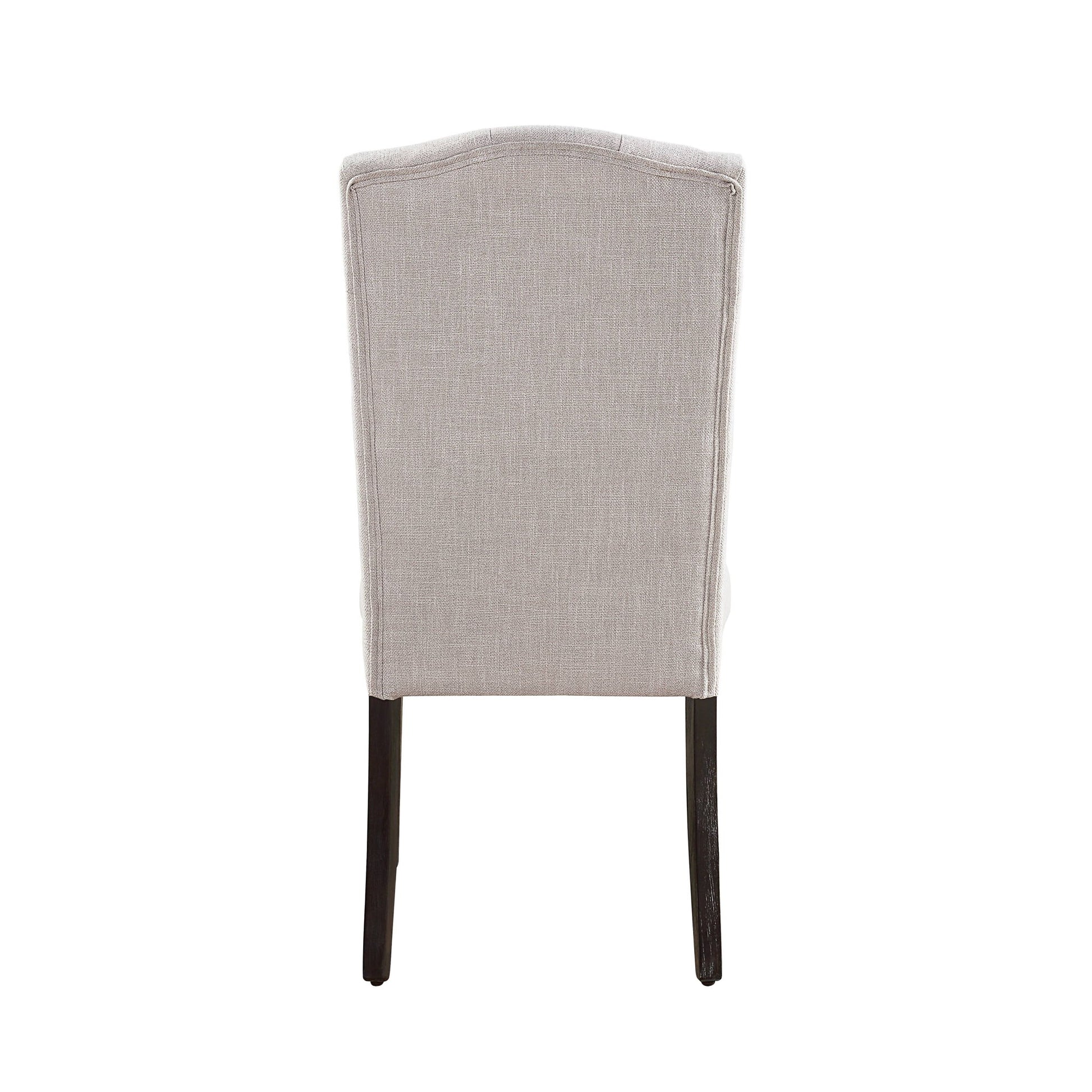 Gerardo - Linen Weathered Dining Chair (Set of 2) - Beige Acme