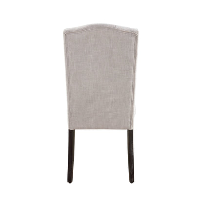 Gerardo - Linen Weathered Dining Chair (Set of 2) - Beige Acme