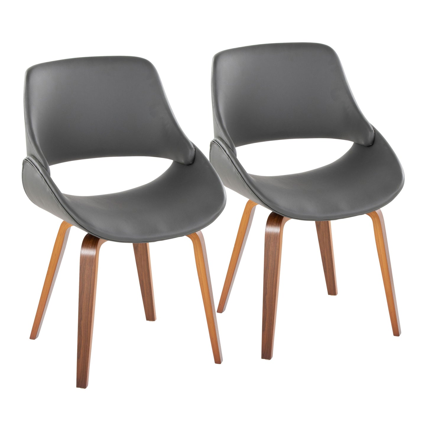 Fabrico - Mid Century Modern Style Dining Chair (Set of 2) Lumi Source