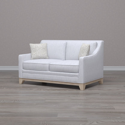 Loveseat With Casual Accent - Gray Emerald Home