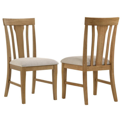 Hartville - Dining Side Chair (Set of 2) - Natural Light Brown Coaster Fine Furniture