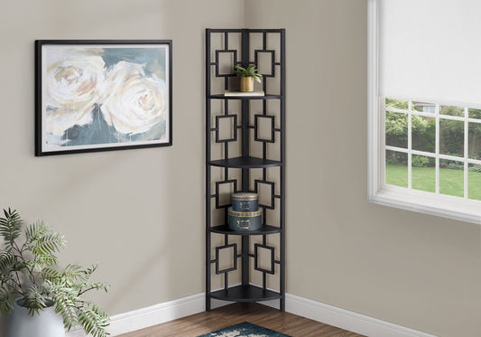 4 Tier Bookshelf, Bookcase, Etagere, Corner, For Office, Contemporary & Modern 8th Street