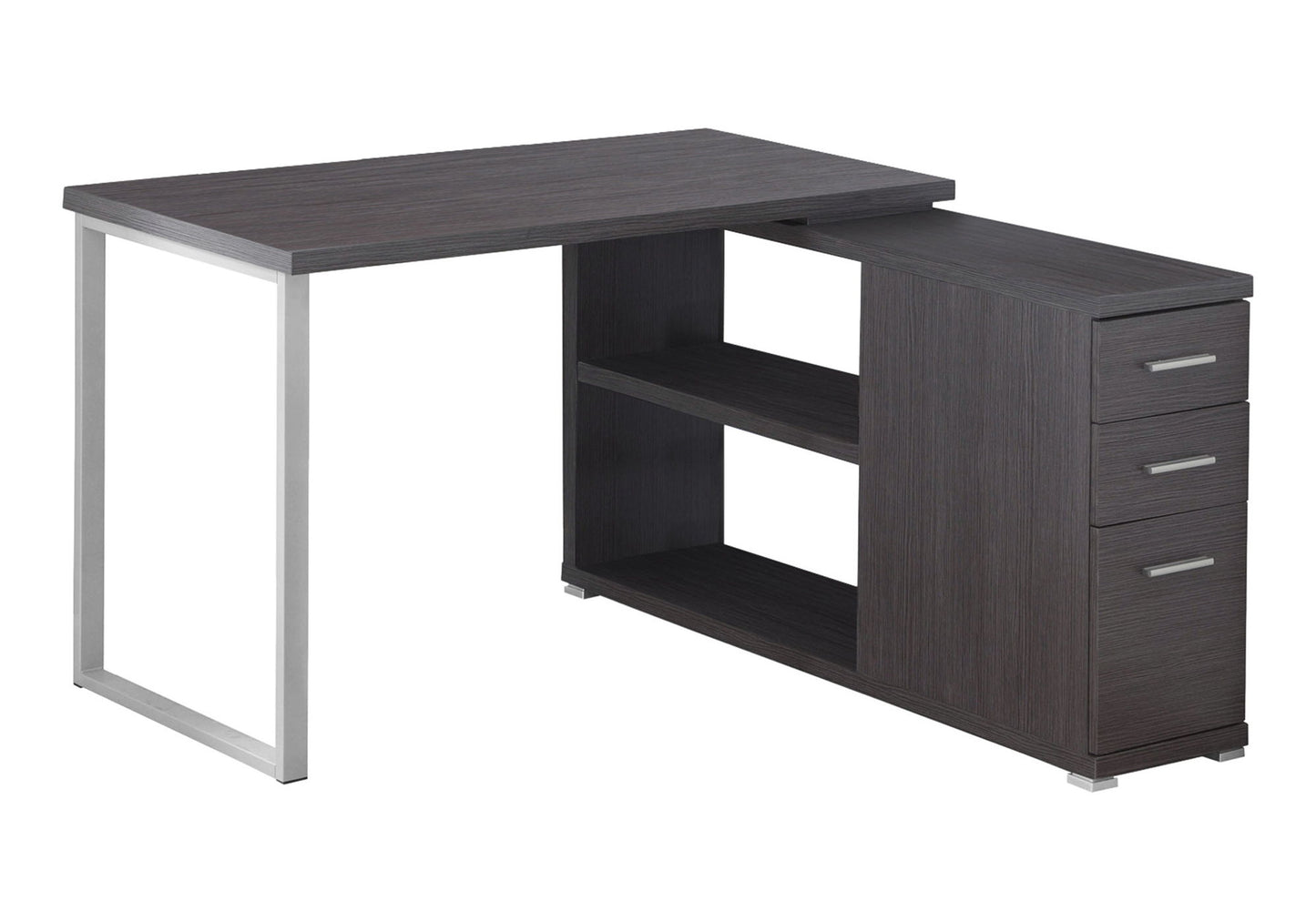 Computer Desk, Home Office, Corner, Left, Right Set - Up, Storage Drawers, L Shape, Laptop, And Contemporary & Modern 8th Street