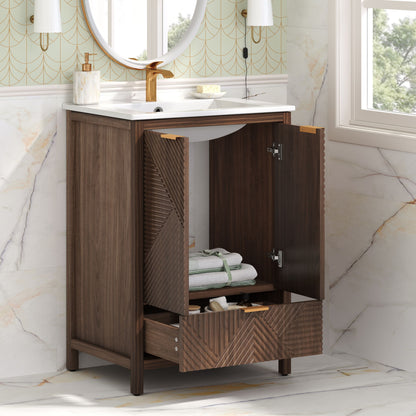 Modern Bathroom Vanity With Sink Combo Noble House