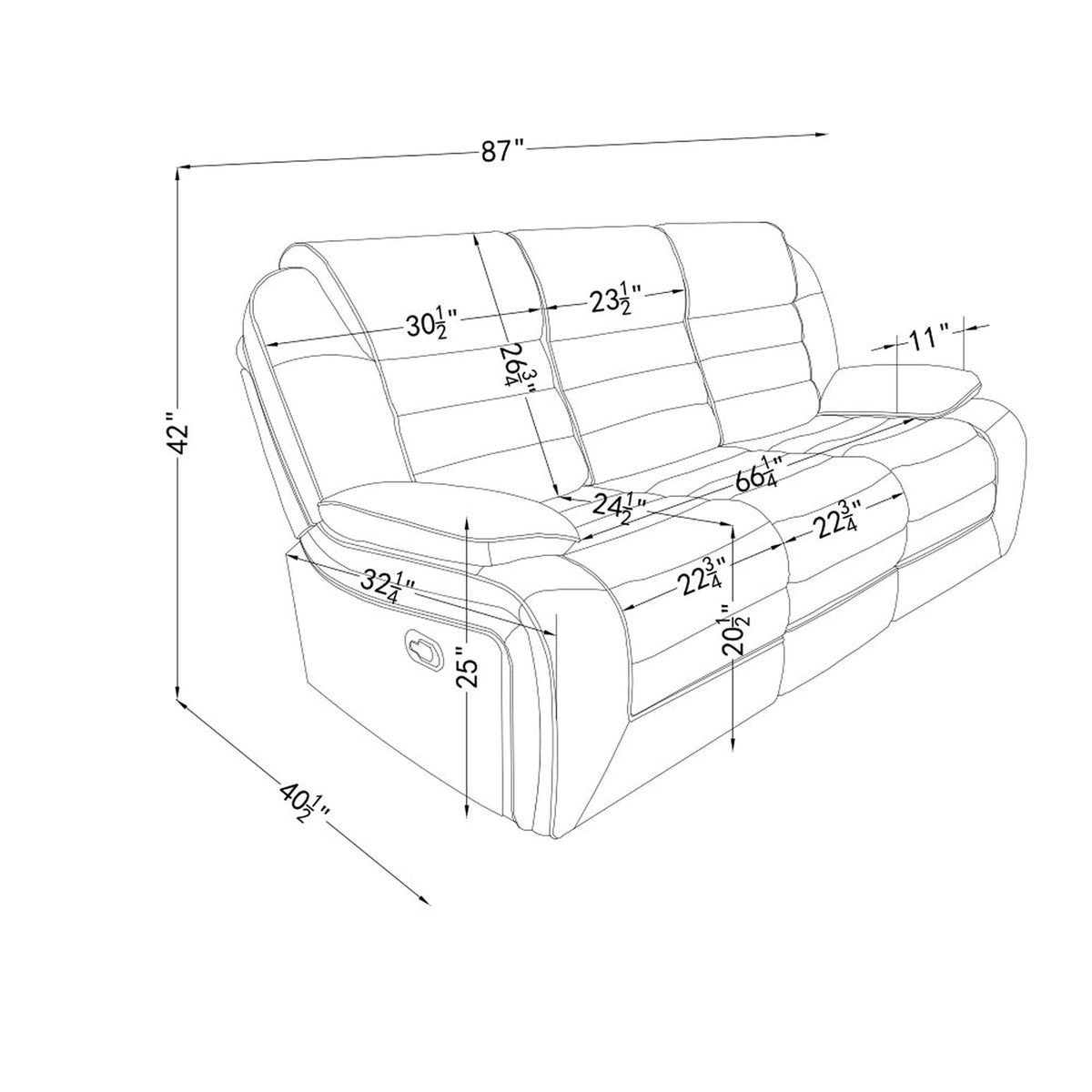 Lucius - Reclining Set Global Furniture USA