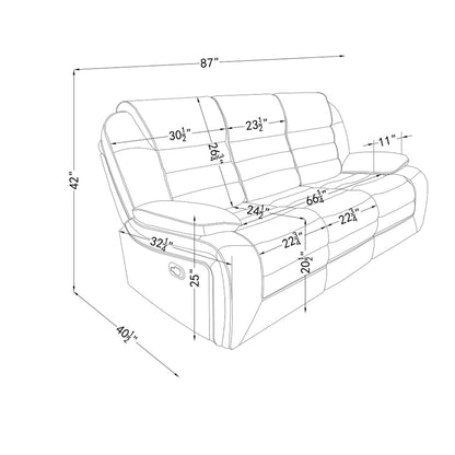 Lucius - Reclining Set Global Furniture USA