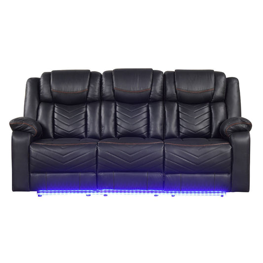 Challenger - LED Power Recliner Sofa Matrix Furniture Group