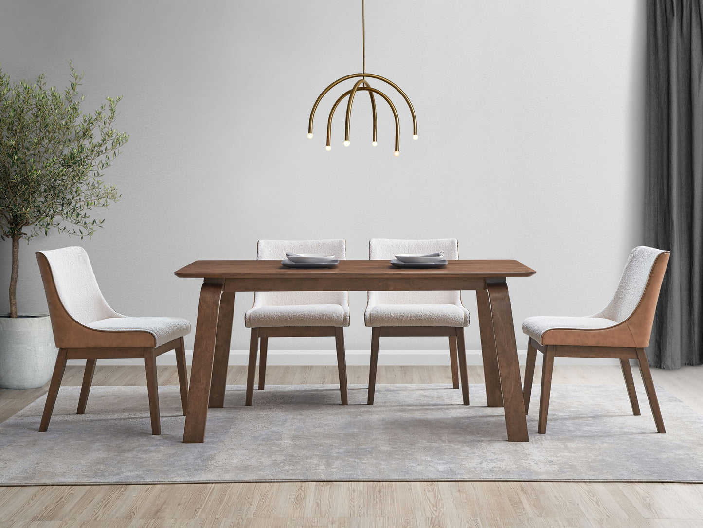 Ginny - Dining Table - Walnut Acme