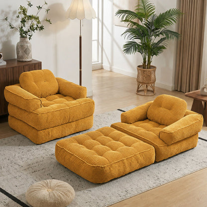 Convertible 2 In 1 Armrest Sofa For Bedroom Home Essentials