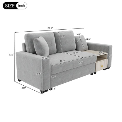 Modular Sofa Couch With Storage Armrest And Center Console Noble House